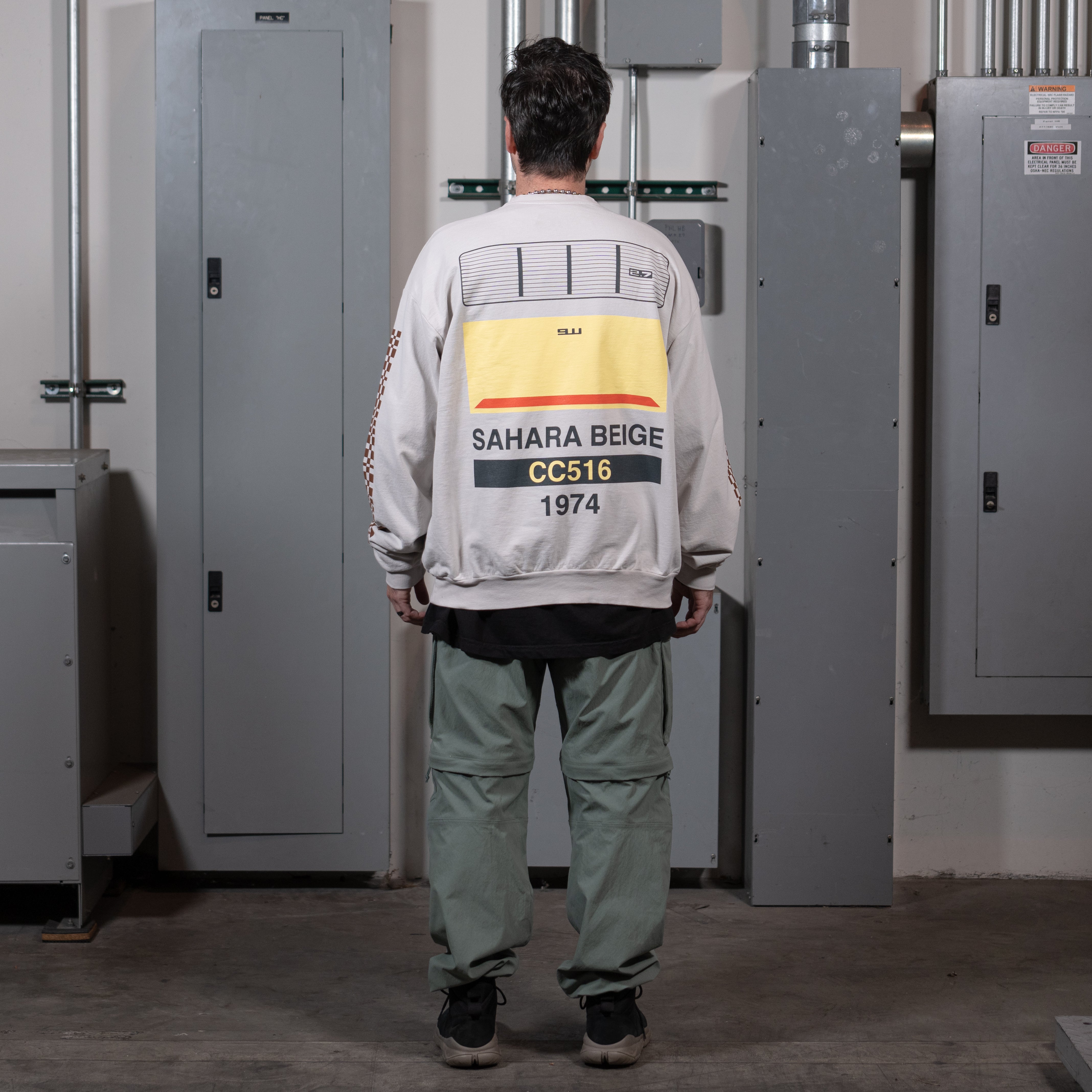 DECADES by Research Drive Long Sleeve Garment Dye French Terry Pullover