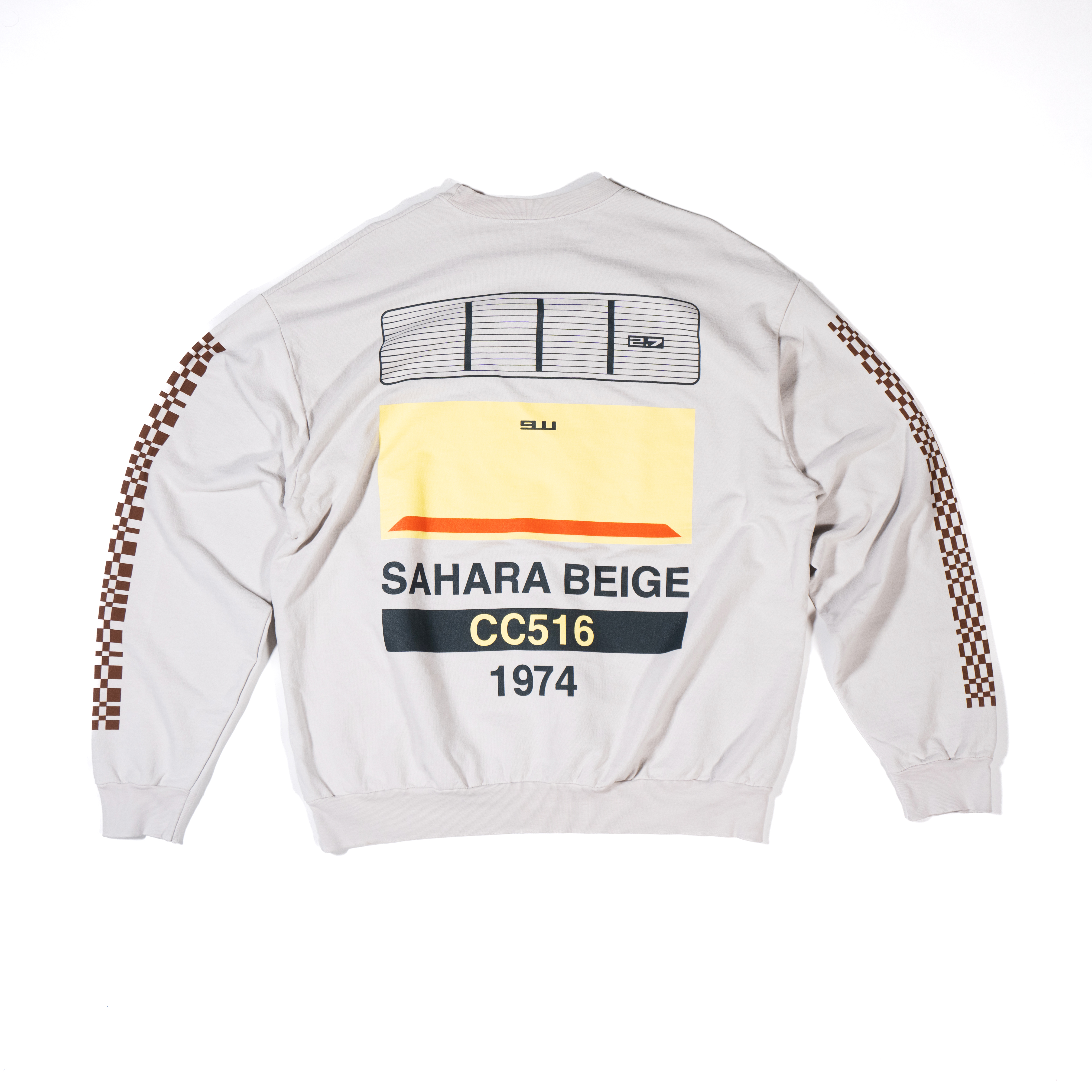 DECADES by Research Drive Long Sleeve Garment Dye French Terry Pullover